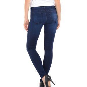 Great Condition Mott & Bow Women's MID RISE SKINNY ANN JEANS, Medium Blue, 26x28